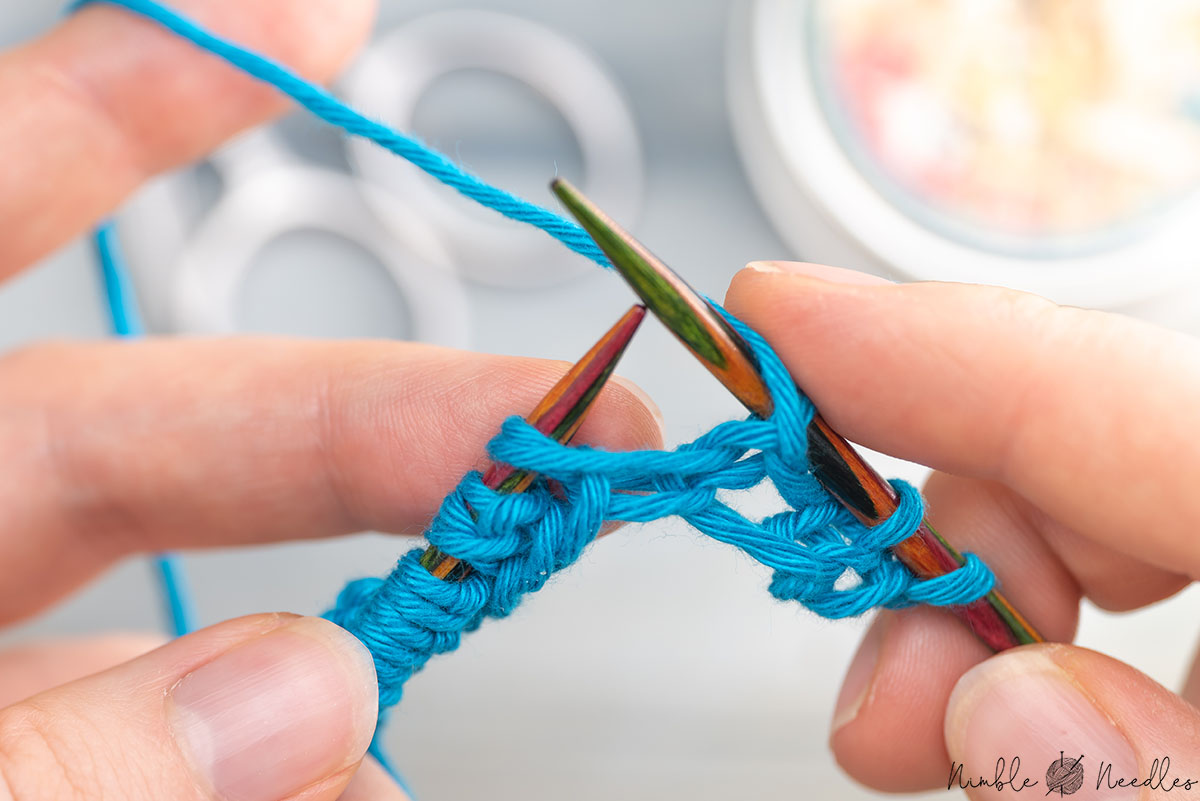 adding a yarnover after the slipped stitch