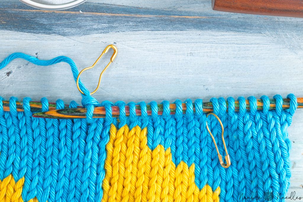 placing a second stitch marker after 10 stitches