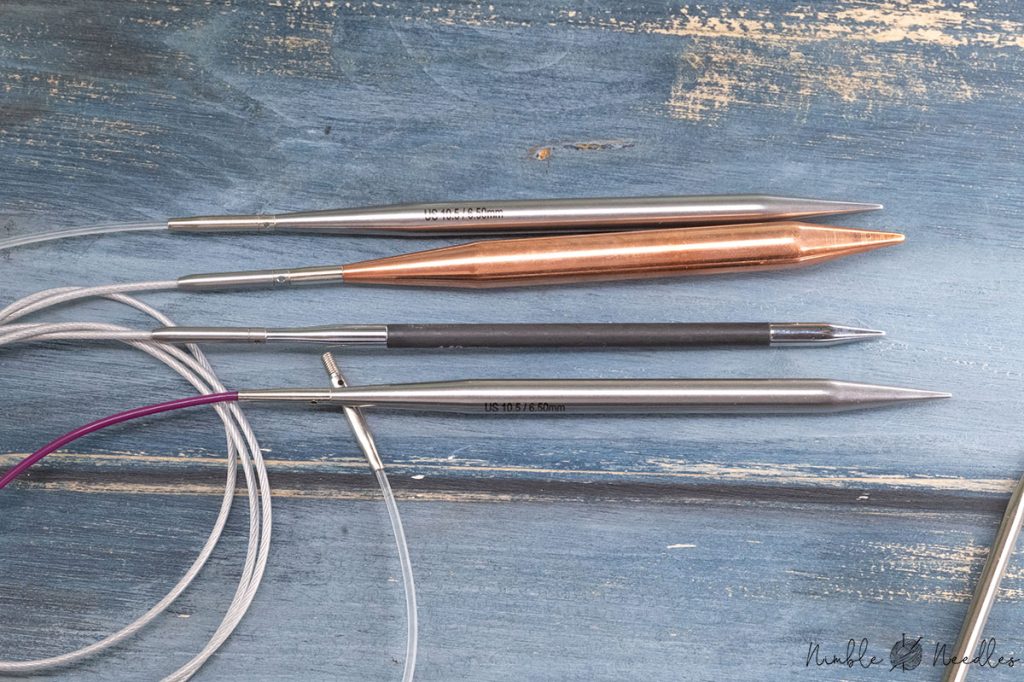 proof that lykke needles are interchangeable with all knitpro products